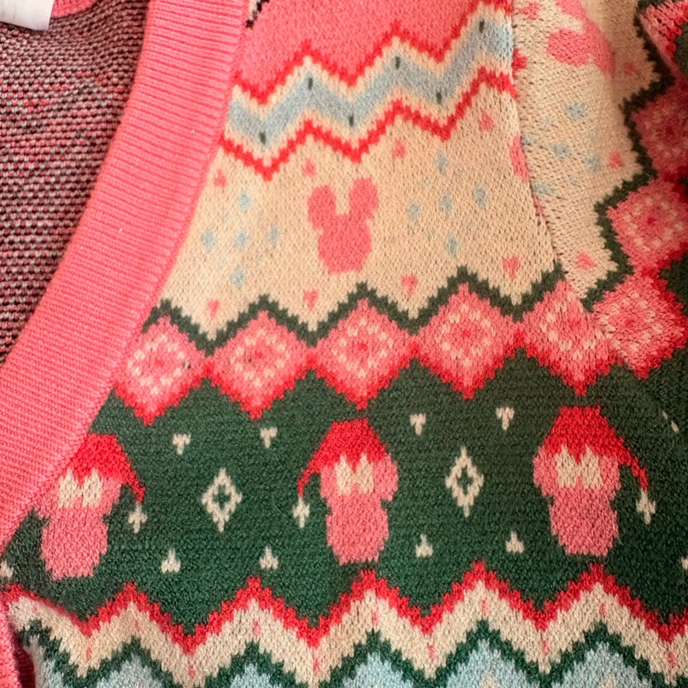 Disney Pink and Green Kids Sweater - Picture 13 of 14